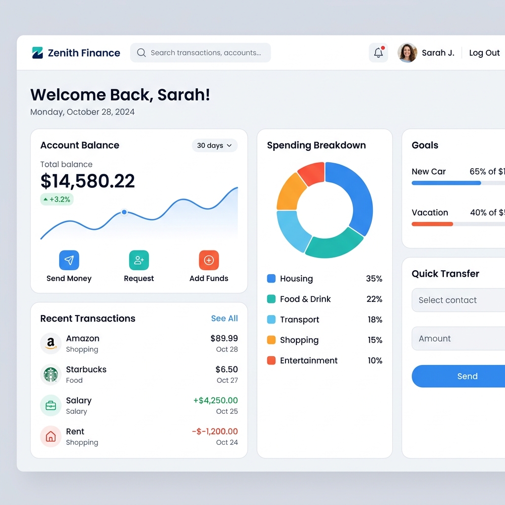 Finance App UI